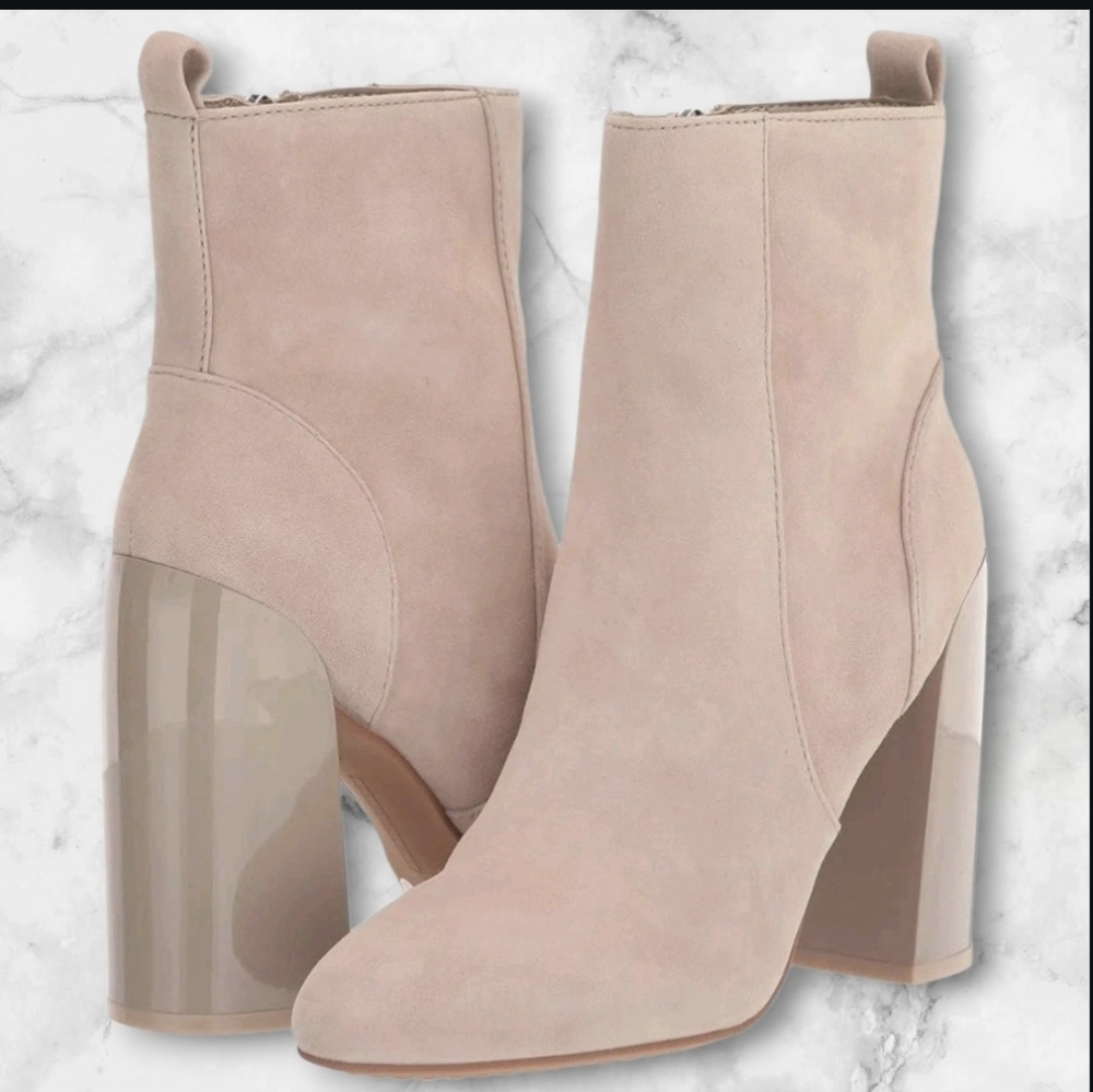 Vince Camuto Women's Footwear Women's ENVERNA Ankle Boot, Almond Beige SIZE :8